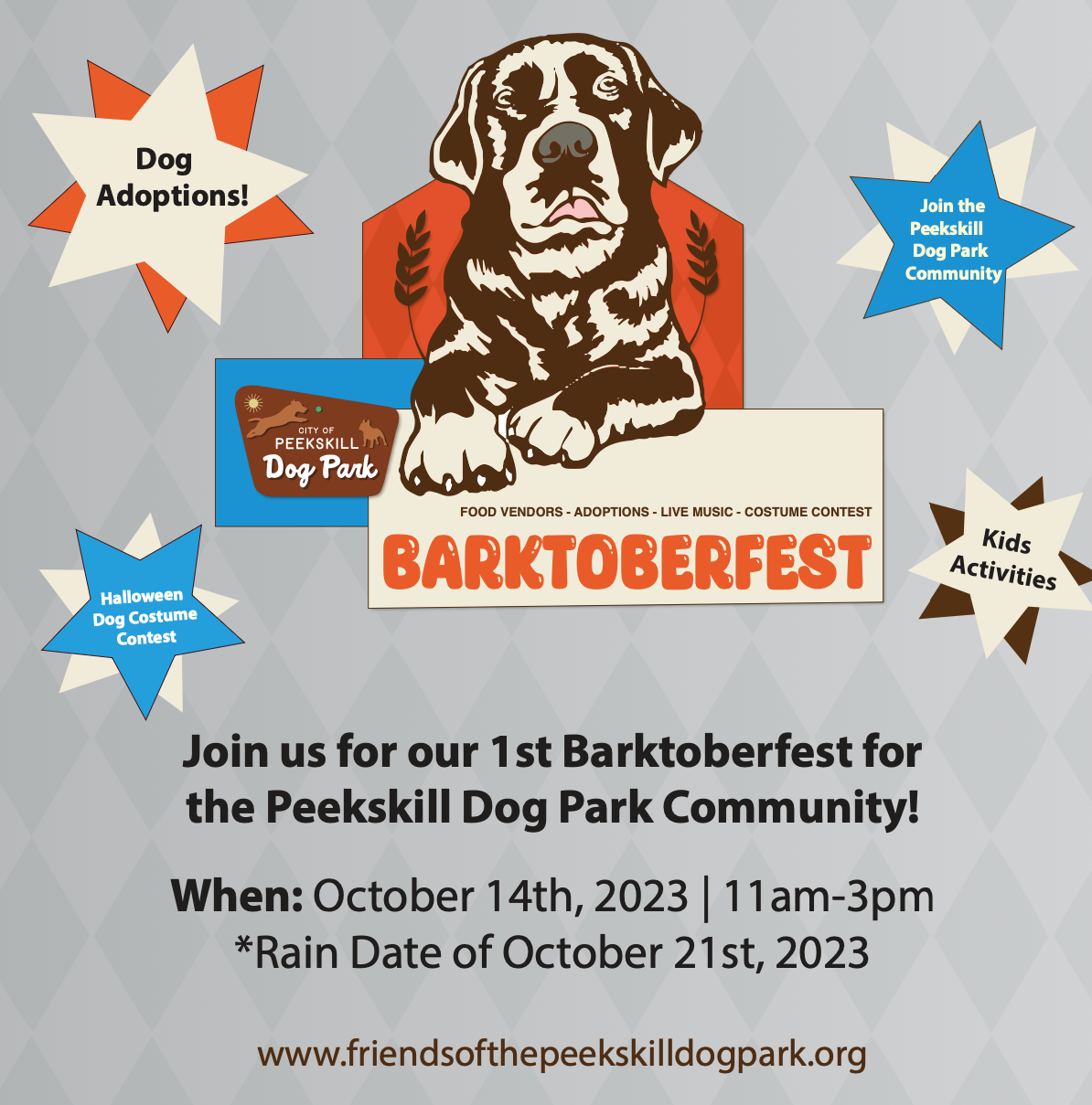 1st Annual Barktoberfest with the Friends of the Peekskill Dog Park ...